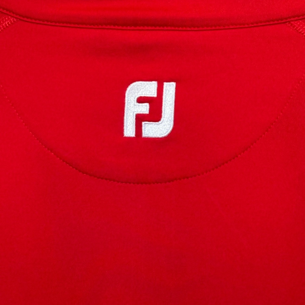FootJoy Red Half Zip Performance Pullover Men’s 2X - image 7